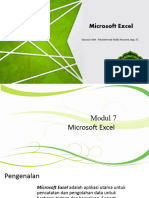 Modul 7 Microsoft Excel