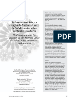 ASSUNÇÃO PAIVA. TEIXEIRA. Reforma sanitária e a criação do Sistema Único de Saúde - notas sobre contextos e autores