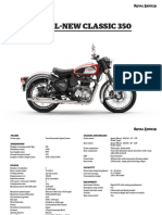 Royal Enfield Classic 350 Technical Specifications