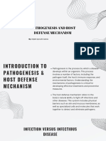 Pathogensis and Host Mechanism Defense