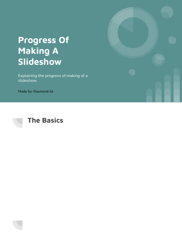 Slideshow Creation Progress Explained | PDF | Computers