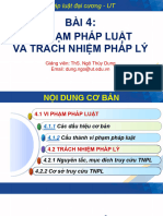 Bài 4 - Vi Phạm Pháp Luật Và Trách Nhiệm Pháp Lý