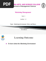 Micro and Macro Marketing