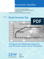 Dual Income Tax A Proposal For Reforming Corporate and Personal Income Tax in Germany