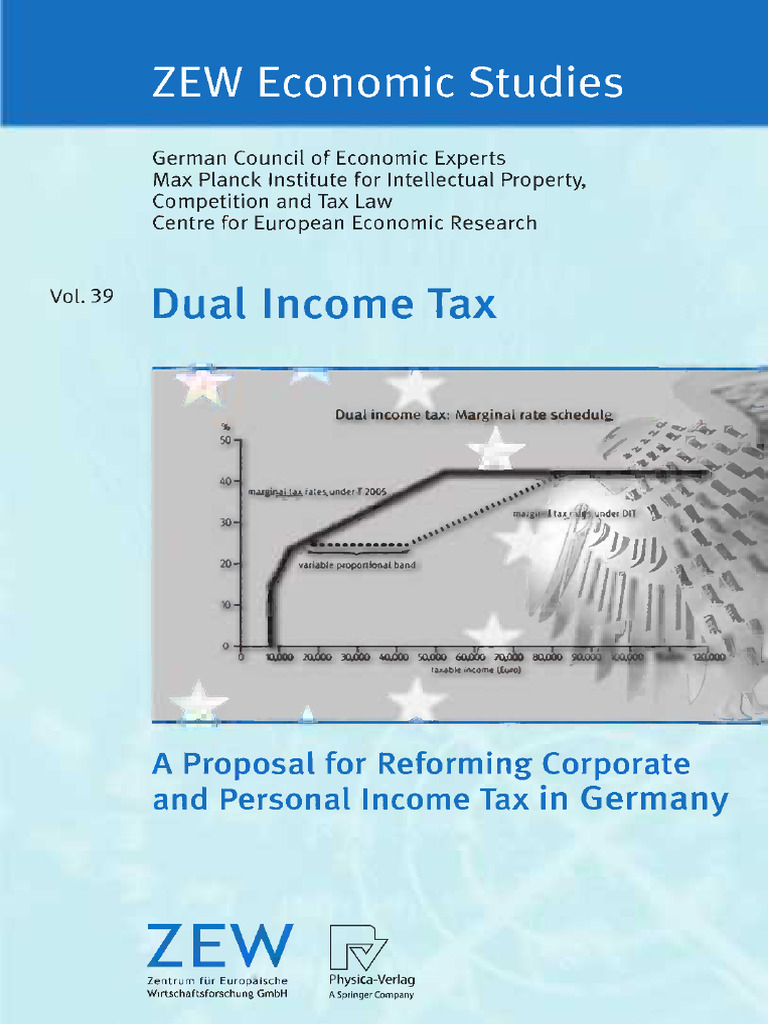 Dual Income Tax A Proposal For Reforming Corporate and Personal Income ...