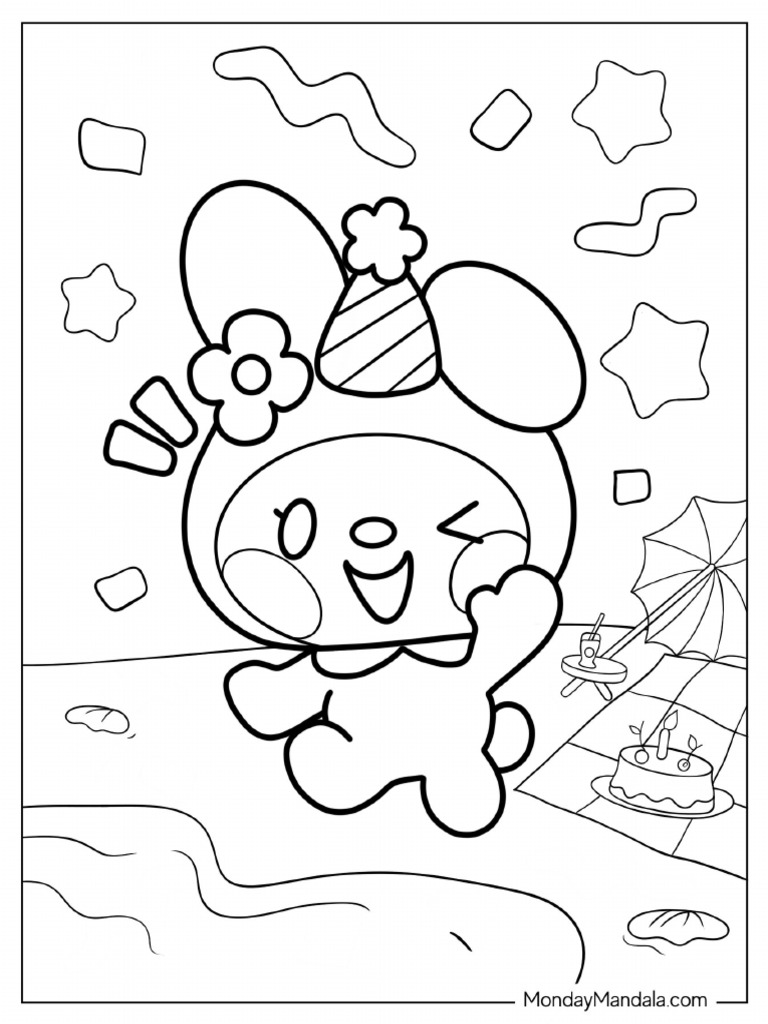 Mewarnai Cute Sanrio | PDF