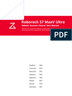 Roborock S7MaxV Ultra CE User Manual