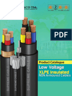 Catalog Low Voltage Non Armour XLPE Cable Supreme