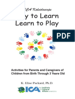 Play To Learn Learn To Play