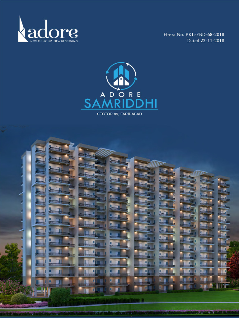 Adore Samriddhi Brochure New | PDF