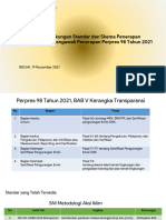 Inventarisasi Dukungan Standar Dan Skema Penerapan Standar Untuk Mengawali Penerapan Perpres 98 Tahun 2021 - 2