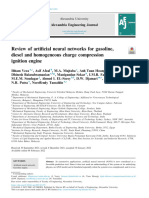 2022 - Review of Artificial Neural Networks For Gasoline, Diesel and Homogeneous Charge Compression Ignition Engine