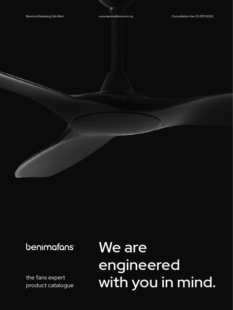 Benima HVLS Fan Product Catalogue | PDF | Electromechanical Engineering ...