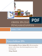 Objek Ipa Dan Pengamatannya