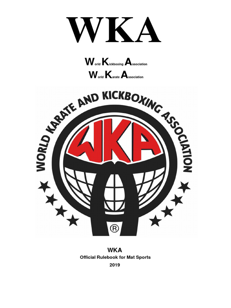 Wka-Mat-Sports-Rule-Book-2019 (Highlighted) | PDF | Referee | Sports