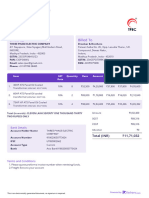 Proforma Tpec23 24pi 24 Three Phase Electric Company Dronkar and Brothers