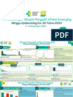 Perkembangan Situasi Penyakit Infeksi Emerging Minggu Epidemiologi Ke-49 Tahun 2023