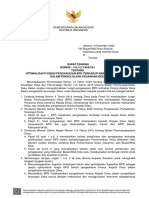 Surat Edaran Optimalisasi Fungsi Pengawasan BPD Terhadap Kinerja Kepala Desa Dalam Pengelolaan Keuangan Desa
