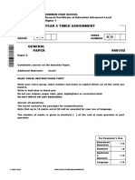 DHS J1 Practice Paper 2023 - QA Booklet