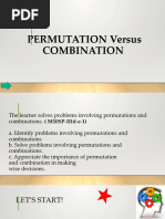 Permutations and Combinations Overview | PDF | Permutation | Mathematics