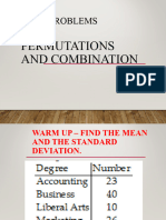 G10 Math Q3 - Week 5 - Solves Problem On Permutation and Combination