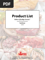 Product List 2020 Website