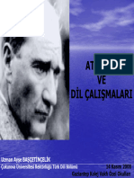 Ataturk Ve Dilcalismalari Sunu