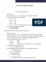 Numeros Reales y Codigos - Ejercicios Resueltos