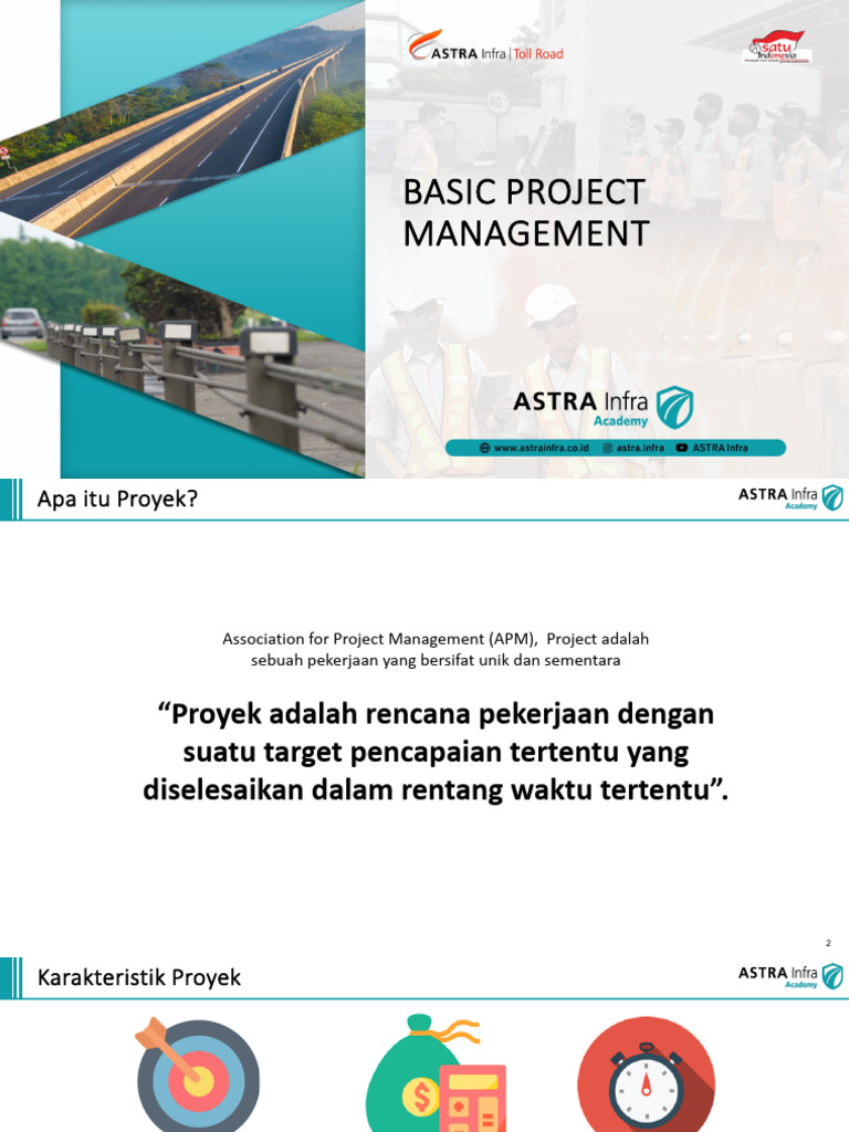 Pengantar Manajemen Proyek Dasar | PDF