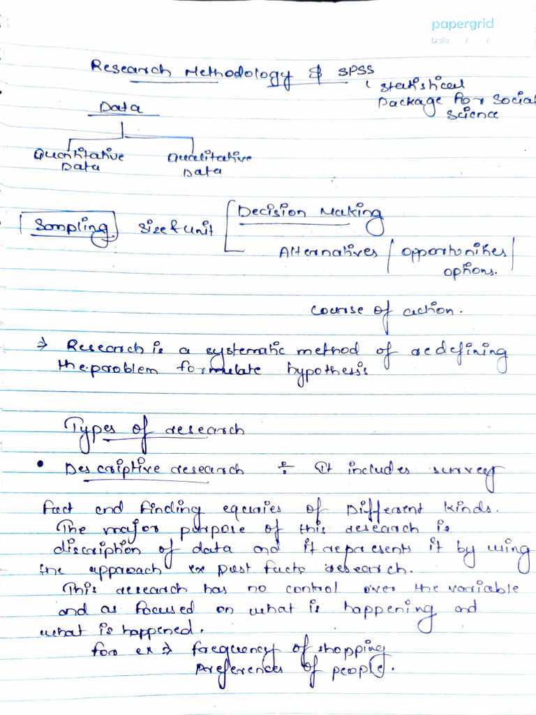 SPSS Notes | PDF
