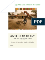 PDF Anthropology: What Does It Mean To Be Human?