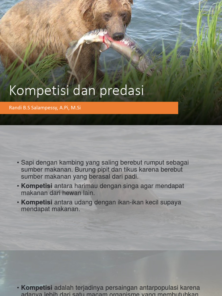 Kompetisi Dan Predasi Ikan | PDF | Sains & Matematika