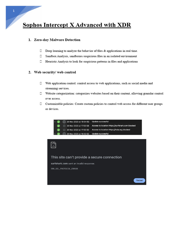 Sophos Features PDF