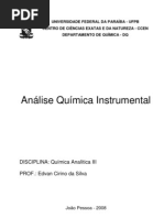 Apostila de Analise Instrumental