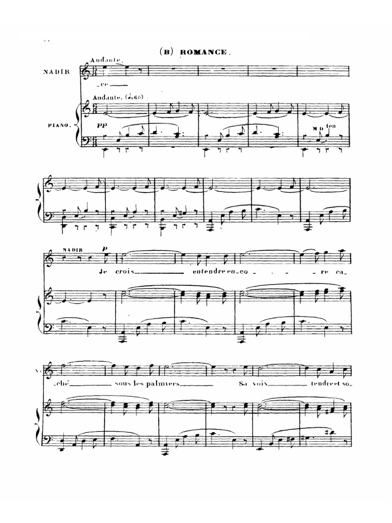 Je Crois Entendre Encore La PDF