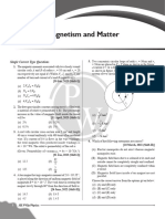6594e10f94168100185c301b - ## - Magnetism and Matter - PYQ Practice Sheet PDF