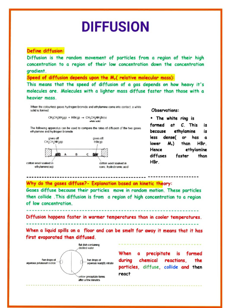 DIFFUSION | PDF