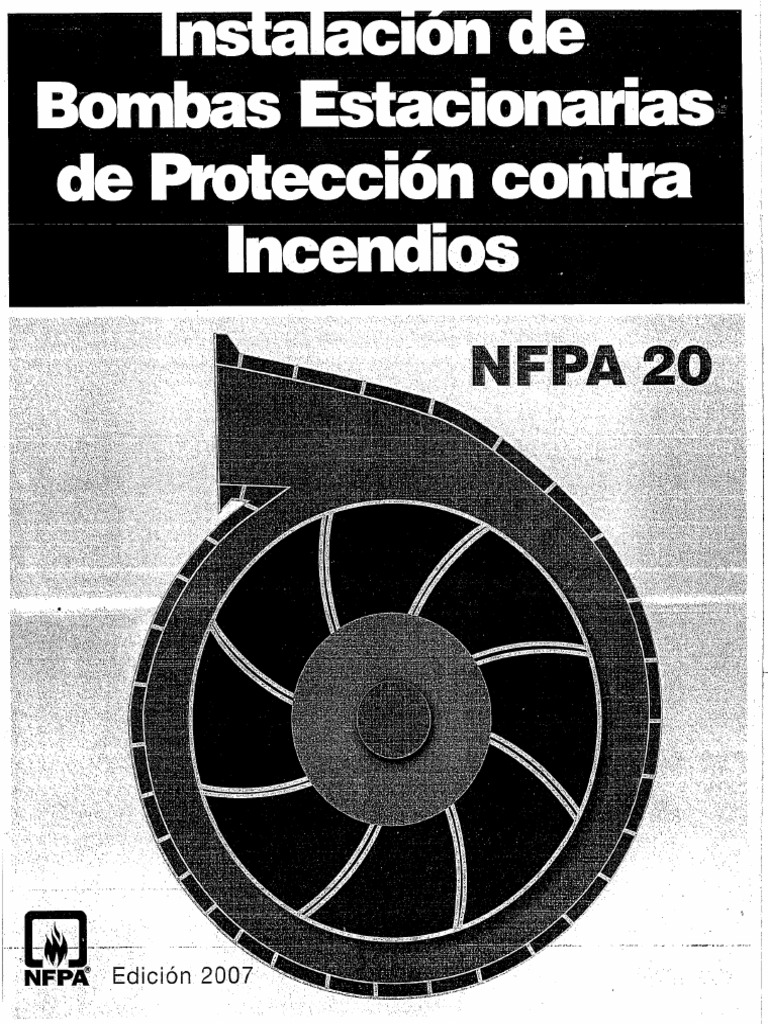 NFPA 20 Edición 2007 | PDF