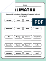 Berwarna Sederhana Lembar Kerja Matematika Mengenal Waktu