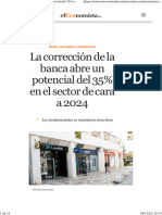 La Corrección de La Banca Abre Un Potencial Del 35% en El Sector de Cara A 2024