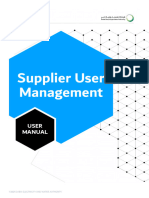 Supplier User Management