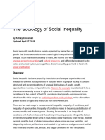 WK 1 Social Inequality