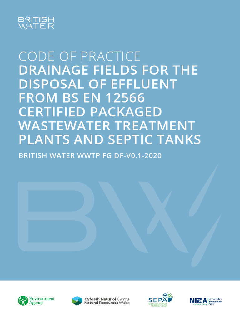 British Water Code of Practice - Drainage - Fields - For - The - Disp | PDF