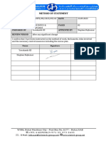 Method of Statement Hydraulic Cylinder Bearing Replacement-Tian Kun Hao