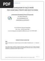 Tally Prime Trust Module User Manual | PDF | Charitable Organization ...