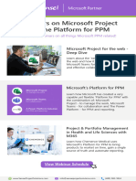 Webinars On Microsoft Project and The Platform For PPM