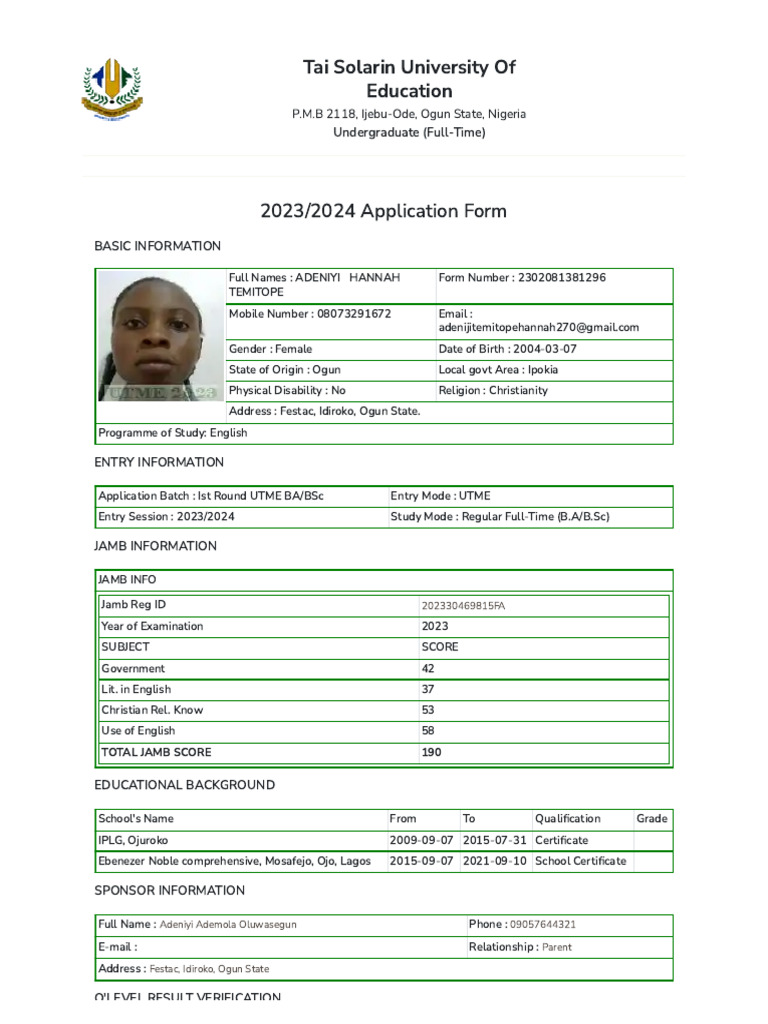 TASUED - EduTAMS | PDF