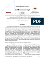 Incidence of Mandibular Fractures as a C