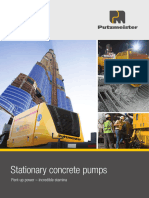 BSA Stationary Concrete Pumps Brochure IN