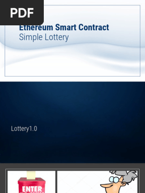 ０６.２Smart Contract - Simple Lottery